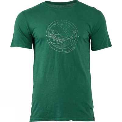 Playeras United By Blue Polaris Hombre Verde - Chile KRS457102